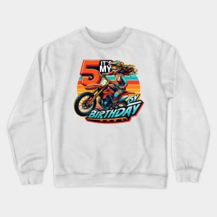 5th Birthday Crewneck Sweatshirt